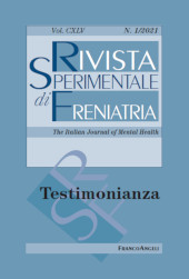 Heft, Rivista sperimentale di freniatria : la rivista dei servizi di salute mentale : CXLV, 1, 2021, Franco Angeli