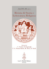 Fascicule, Rivista di storia e letteratura religiosa : LVII, 1, 2021, L.S. Olschki
