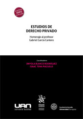 E-book, Estudios de derecho privado : homenaje al profesor Gabriel García Cantero, Tirant lo Blanch