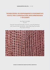 eBook, Tecnologías de enfriamiento evaporativo : hacia una climatización descarbonizada y eficiente, Tejero González, Ana., CSIC