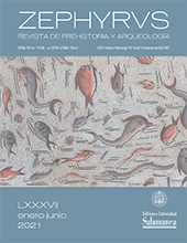 Issue, Zephyrus : revista de prehistoria y arqueología : LXXXVII, 1, 2021, Ediciones Universidad de Salamanca
