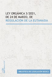 E-book, Ley Orgánica 3/2021, de 24 de marzo, de regulación de la eutanasia, Dykinson