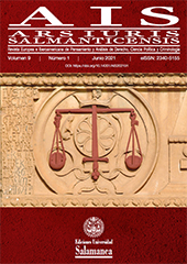 Artículo, La libertad como esclavitud : la legitimación ideológica como violación de la jurisprudencia, Ediciones Universidad de Salamanca