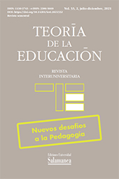 Articolo, Estudio de los espacios profesionales actuales de la pedagogía : la voz del alumnado y de los profesionales, Ediciones Universidad de Salamanca