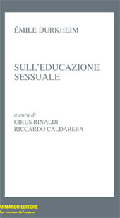 eBook, Sull'educazione sessuale, Durkheim, Émile, Armando editore