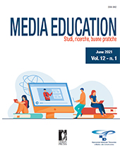 Fascicolo, Media education : studi, ricerche, buone pratiche : 12, 1, 2021, Firenze University Press
