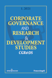 Journal, Corporate governance and research & development studies, Franco Angeli