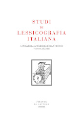 Heft, Studi di lessicografia italiana : XXXVIII, 2021, Le Lettere