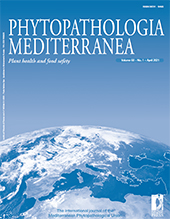 Issue, Phytopathologia mediterranea : 60, 1, 2021, Firenze University Press