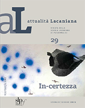 Issue, Attualità lacaniana : 29, 1, 2021, Rosenberg & Sellier