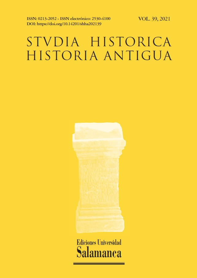 Issue, Studia historica : historia antigua : 39, 2021, Ediciones Universidad de Salamanca