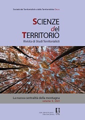 Fascicolo, Scienze del Territorio : rivista di Studi Territorialisti : 9, 2021, Firenze University Press