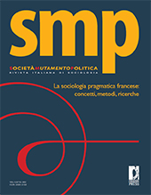 Fascicule, SocietàMutamentoPolitica : rivista italiana di sociologia : 23, 1, 2021, Firenze University Press