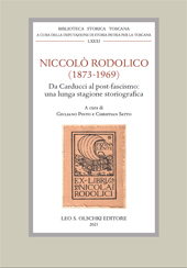 Kapitel, Rodolico e il Cesare Alfieri, Leo S. Olschki editore