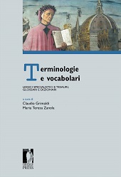 E-book, Terminologie e vocabolari : lessici specialistici e tesauri, glossari e dizionari, Firenze University Press