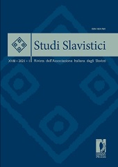 Fascicule, Studi slavistici : rivista dell'associazione italiana degli Slavisti : XVIII, 1, 2021, Firenze University Press