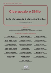 Articolo, La nozione di dato personale : spunti di riflessione per un approccio interdisciplinare, Enrico Mucchi Editore