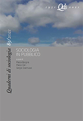 Fascicolo, Quaderni di sociologia : 85, 1, 2021, Rosenberg & Sellier