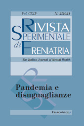 Heft, Rivista sperimentale di freniatria : la rivista dei servizi di salute mentale : CXLV, 2, 2021, Franco Angeli