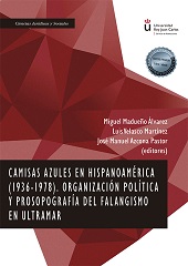 Chapitre, José Pría Noriega, camisa azul : el perfil Ideológico de un falangista español de México, Dykinson
