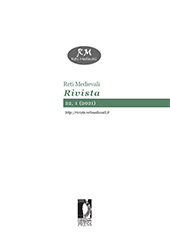 Fascicule, Reti Medievali : Rivista : 22, 1, 2021, Firenze University Press