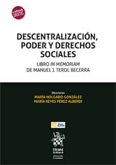 E-book, Descentralización, poder y derechos sociales : Libro in memoriam de Manuel J. Terol Becerra, Tirant lo Blanch