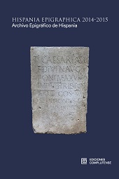 E-book, Hispania Epigraphica 2014-2015 : Archivio Epigraphico de Hispania, Ediciones Complutense