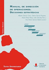E-book, Manual de dirección de operaciones : decisiones estratégicas, Editorial de la Universidad de Cantabria