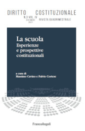 Artículo, La scuola come comunità? : modelli per una riorganizzazione, Franco Angeli