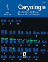 Heft, Caryologia : international journal of cytology, cytosystematics and cytogenetics : 74, 2, 2021, Firenze University Press