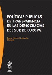 eBook, Políticas públicas de transparencia en las democracias del sur de Europa, Tirant lo Blanch