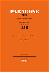 Fascicolo, Paragone : rivista mensile di arte figurativa e letteratura. Arte : LXXII, 158, 2021, Mandragora