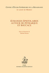 E-book, Echanges épistolaires autour de Pétrarque et Boccace, Honoré Champion editeur
