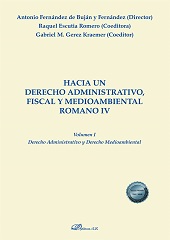 E-book, Hacia un derecho administrativo, fiscal y medioambiental romano IV, Dykinson