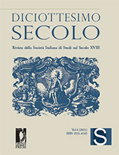 Issue, Diciottesimo Secolo : rivista della Società Italiana di Studi sul Secolo XVIII : VI, 2021, Firenze University Press