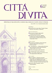 Fascículo, Città di vita : bimestrale di religione, arte e scienza : LXXVI, 6, 2021, Polistampa