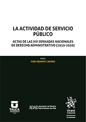 E-book, La actividad de servicio público : actas de las XVI jornadas nacionales de Derecho Administrativo (2019-2020), Tirant lo Blanch