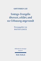 E-book, Sontags-Evangelia übersezt, erklärt, und zur Erbauung angewandt : 1776 - 1781, Mohr Siebeck