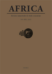 Issue, Africa : rivista semestrale di studi e ricerche : N.S. III, 2, 2021, Viella