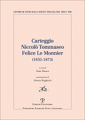 eBook, Carteggio Niccolò Tommaseo Felice Le Monnier (1835-1873), Polistampa