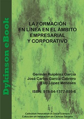 E-book, La formación en línea en el ámbito empresarial y corporativo, Ruipérez García, Germán, Dykinson