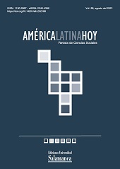 Issue, América Latina Hoy : revista de ciencias sociales : 88, 2, 2021, Ediciones Universidad de Salamanca