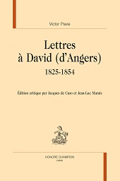 E-book, Lettres à David (d'Angers) : 1825-1854, Pavie, Victor, 1808-1886, Honoré Champion editeur