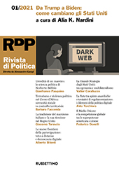Fascicolo, Rivista di politica : trimestrale di studi, analisi e commenti : 1, 2021, Rubbettino