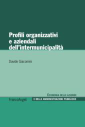 eBook, Profili organizzativi e aziendali dell'intermunicipalità, Franco Angeli