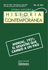Heft, Studia historica : historia contemporánea : 39, 2021, Ediciones Universidad de Salamanca