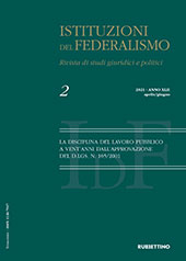 Issue, Istituzioni del federalismo : rivista di studi giuridici e politici : XLII, 2, 2021, Rubbettino
