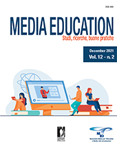 Fascicolo, Media education : studi, ricerche, buone pratiche : 12, 2, 2021, Firenze University Press