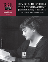 Fascículo, Rivista di storia dell'educazione = Journal of history of education : the official journal of CIRSE : VIII, 2, 2021, Firenze University Press