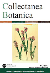 Issue, Collectanea botanica : 40, 2021, CSIC, Consejo Superior de Investigaciones Científicas